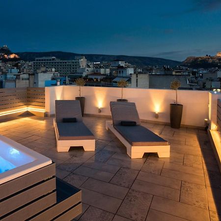Private Jacuzzi & Acropolis View - The Loft Aten Exteriör bild