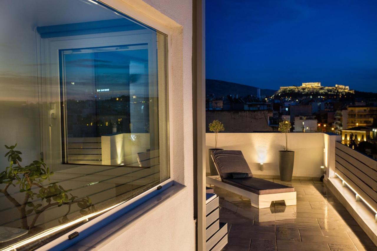 Private Jacuzzi & Acropolis View - The Loft Aten Exteriör bild