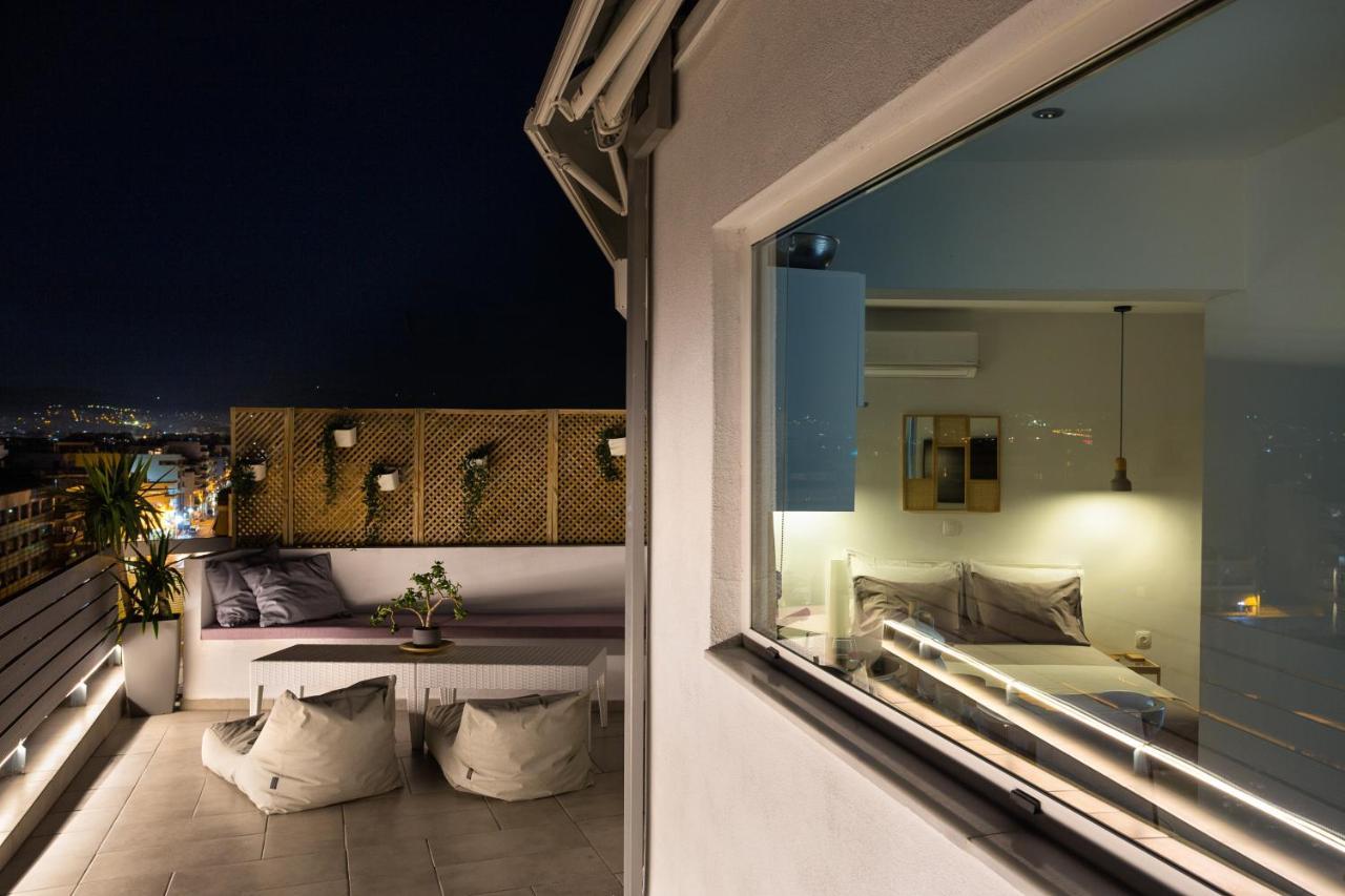Private Jacuzzi & Acropolis View - The Loft Aten Exteriör bild