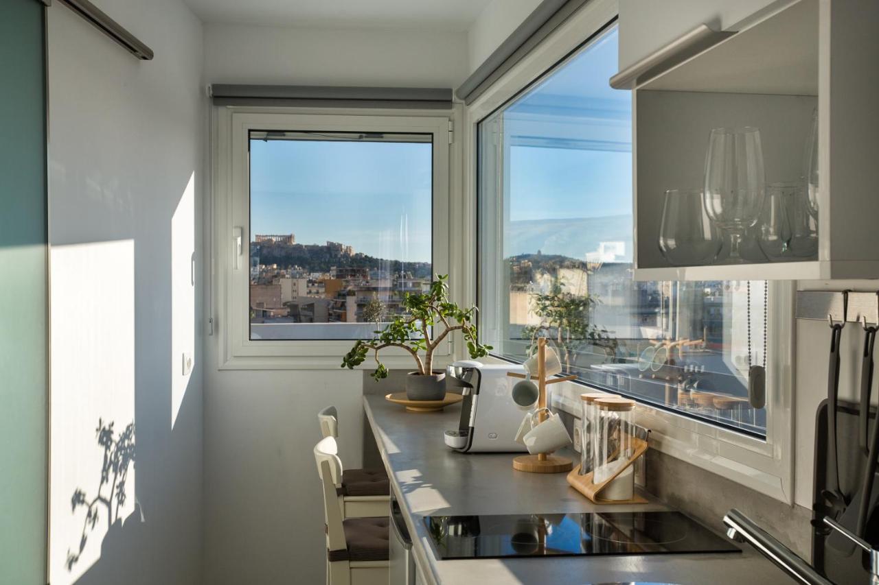 Private Jacuzzi & Acropolis View - The Loft Aten Exteriör bild